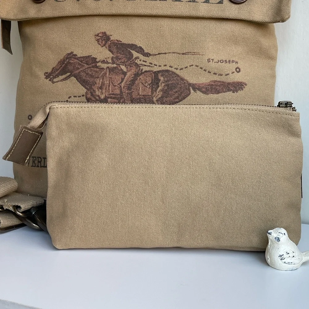 American Glory Pony Express Backpack Crossbody And Clutch New Without Tag 🏷️